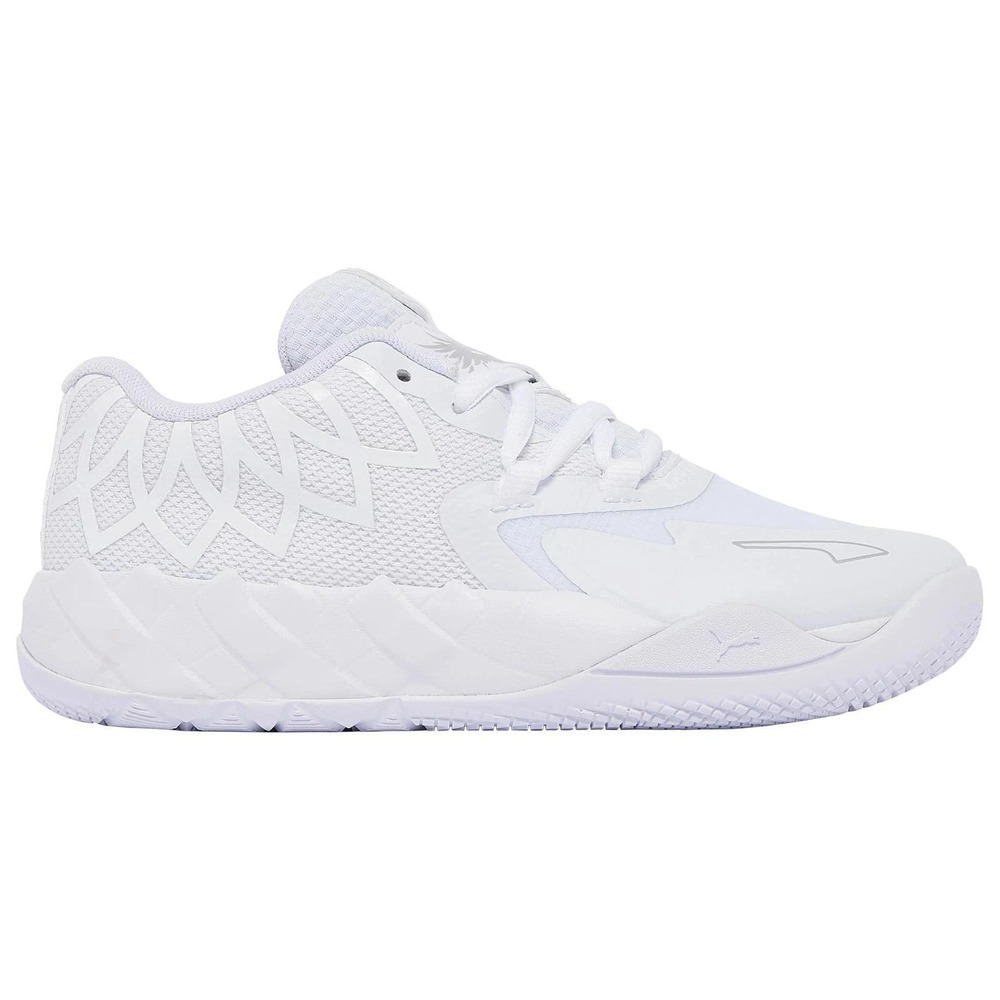 Puma MB1 LO AC INF Melos Kid's Basketball Shoes‎ White Size 10C